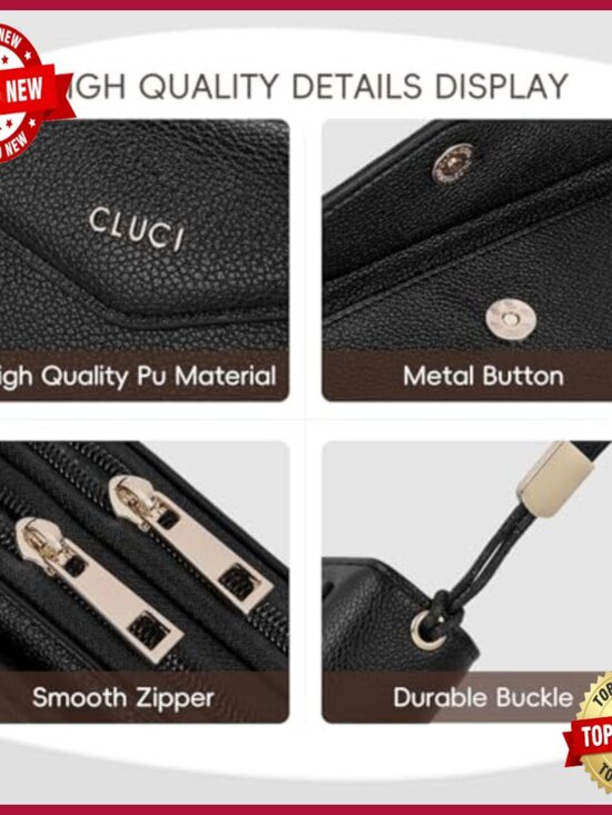 Small RFID Blocking Backpack Purse with Wallet Bundle Large Capacity main image 4